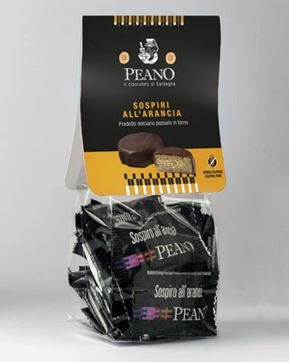SOSPIRI ALL'ARANCIA  ORANGE MARZIPAN PRALINES  PEANO