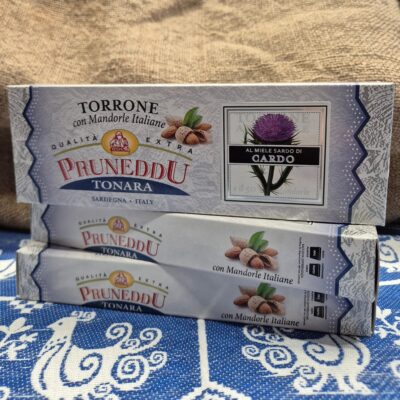 NOUGAT WITH EXTRA ALMOND & THISTLE HONEY-PRUNEDDU-150gr