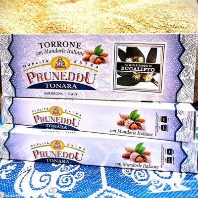 NOUGAT WITH EXTRA ALMOND & EUCALYPTUS HONEY-PRUNEDDU-150gr
