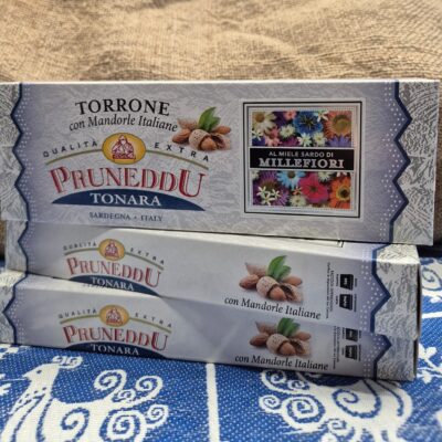 NOUGAT WITH EXTRA ALMOND & WILDFLOWERS HONEY-PRUNEDDU-150gr