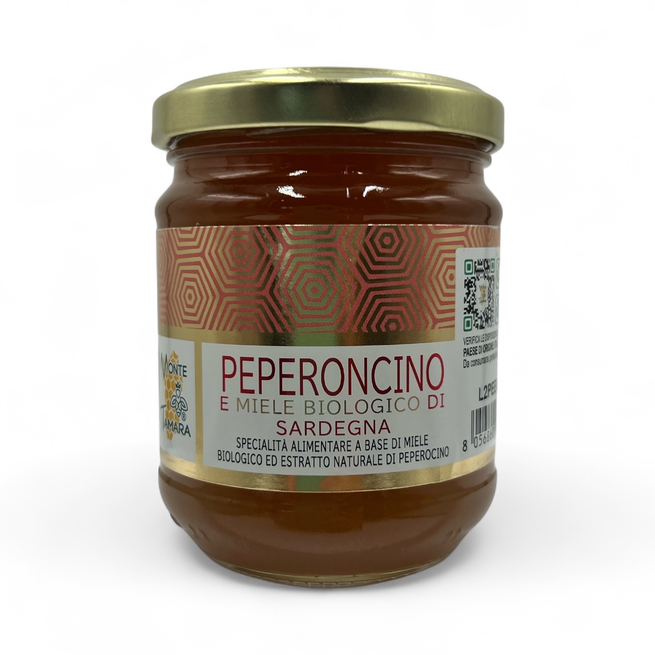ORGANIC EUCALYPTUS HONEY WITH CHILLI 250g MONTE TAMARA