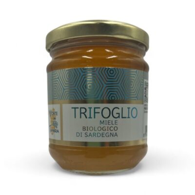 ORGANIC CLOVER -TRIFOLIUM- HONEY 250g MONTE TAMARA