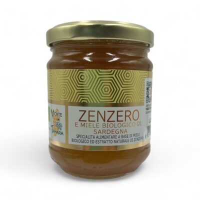 ORGANIC EUCALYPTUS HONEY WITH GINGER 250g MONTE TAMARA