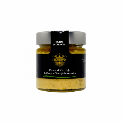 ARTICHOKES, BOTTARGA AND WHITE TRUFFLE CREAM-Isola dei Sapori-100gr