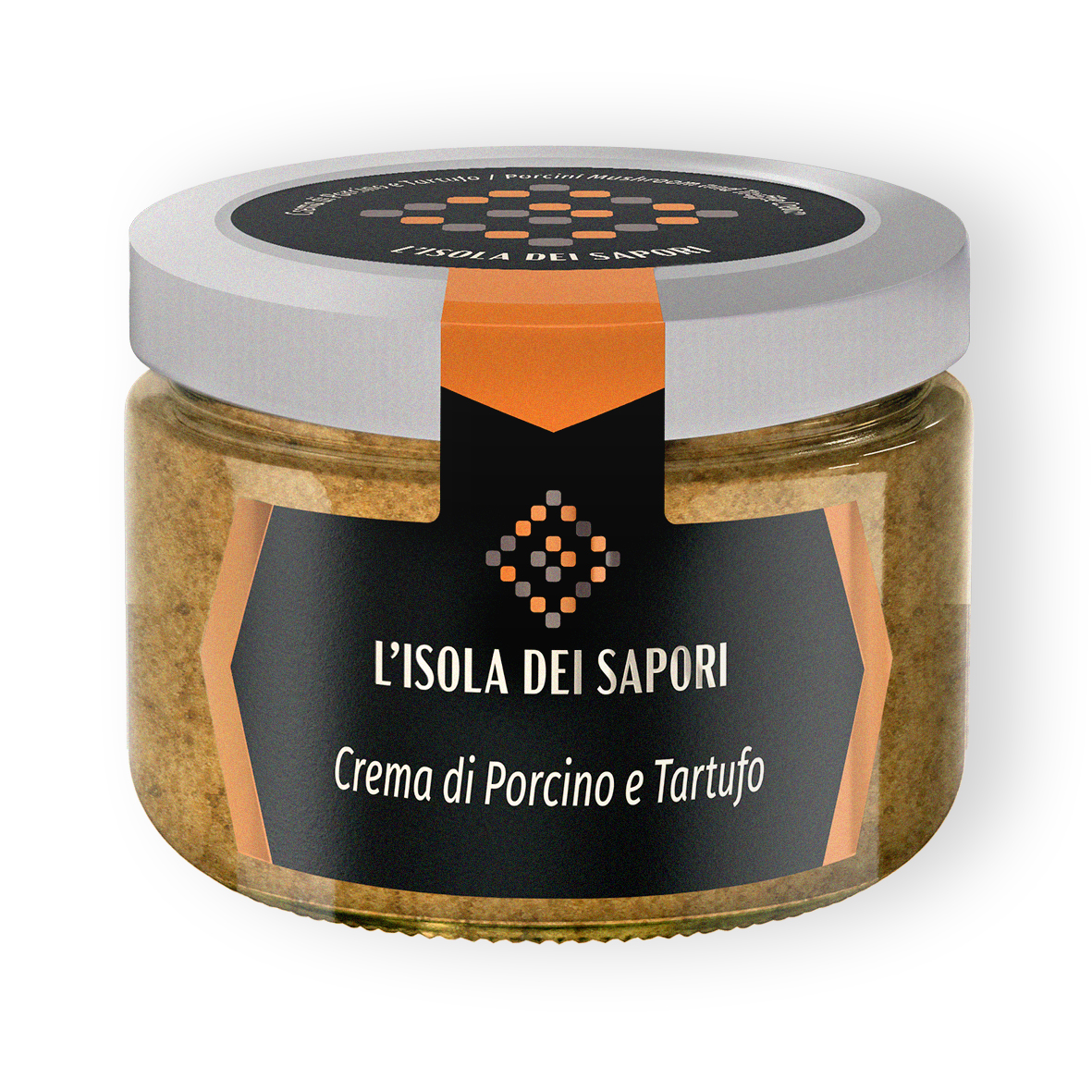 PORCINI AND BLACK TRUFFLE CREAM- Isola dei Sapori - 100gr